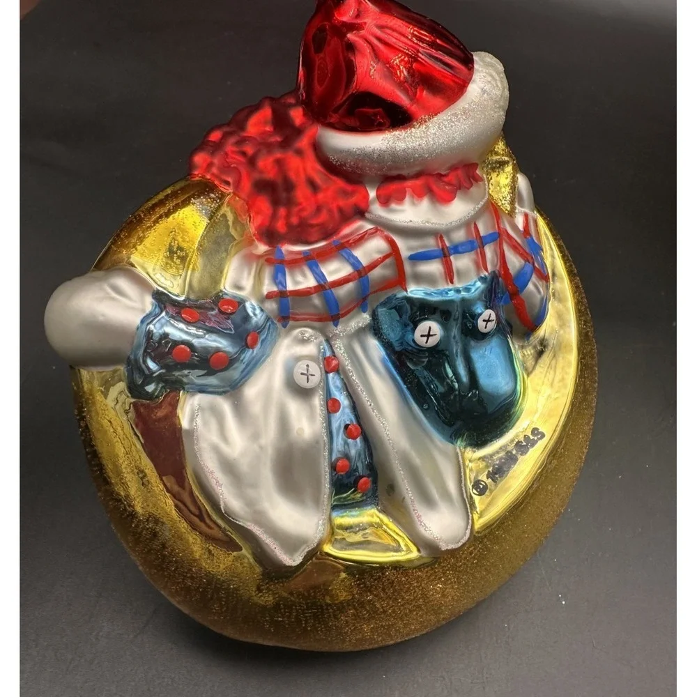 KURT ADLER POLONAISE RAGEDY ANN‎ & ANDY ON THE MOON ORNAMENT AP887 6